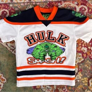 Early 2000s Vintage Y2K Marcel The Incredible Hulk Jersey Shirt